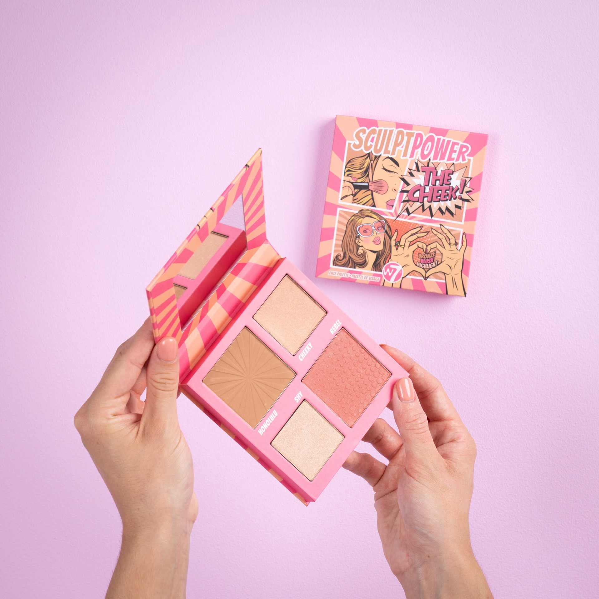 slide 2 of 4, W7 Sculpt Powder Palt, 1 ct