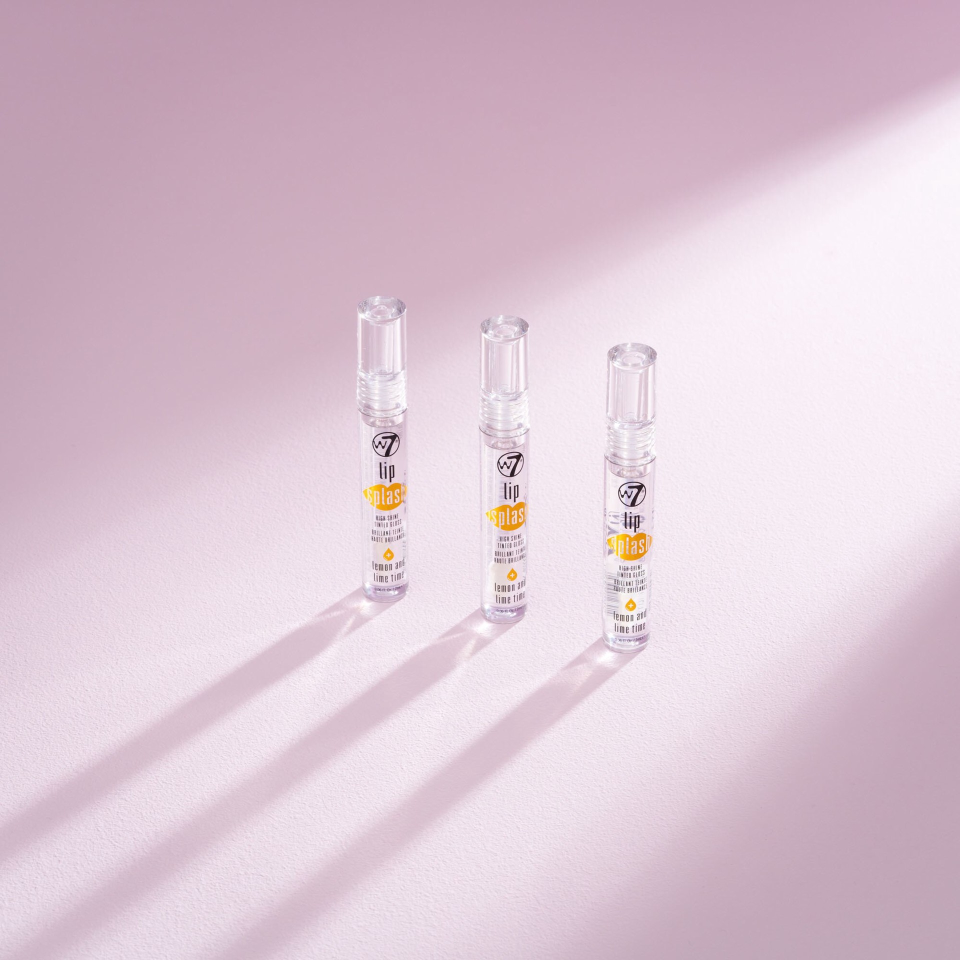 slide 2 of 3, W7 Lip Splash Gloss - Lemon And Lime Time, 0.06 oz