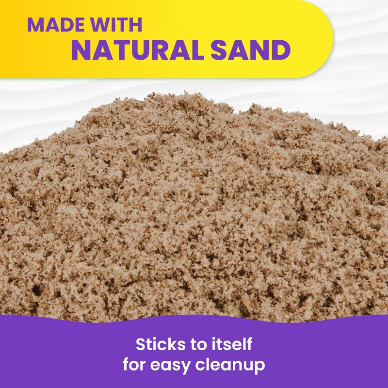 slide 4 of 7, Kinetic Sand Beach Sand 3lb, 3 lb