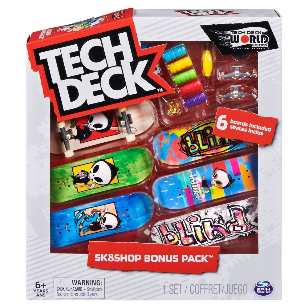 slide 6 of 7, Tech Deck - Sk8shop Bonus Pack (styles vary), 1 ct