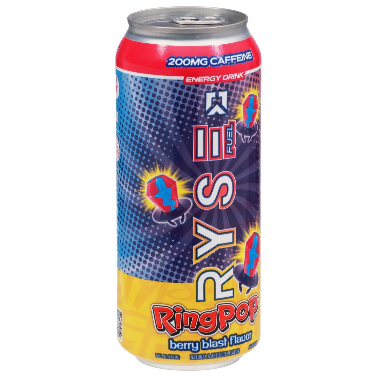 slide 2 of 12, RYSE Fuel Ring Pop Berry Blast Flavor Energy Drink 16 fl oz, 16 fl oz