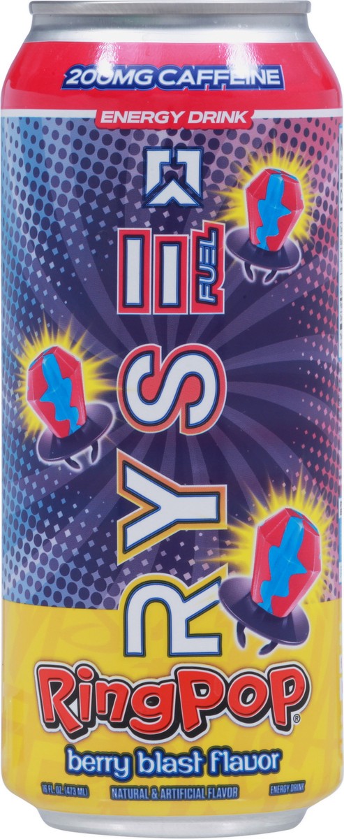 slide 4 of 12, RYSE Fuel Ring Pop Berry Blast Flavor Energy Drink 16 fl oz, 16 fl oz