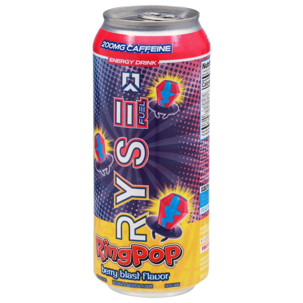 slide 10 of 12, RYSE Fuel Ring Pop Berry Blast Flavor Energy Drink 16 fl oz, 16 fl oz