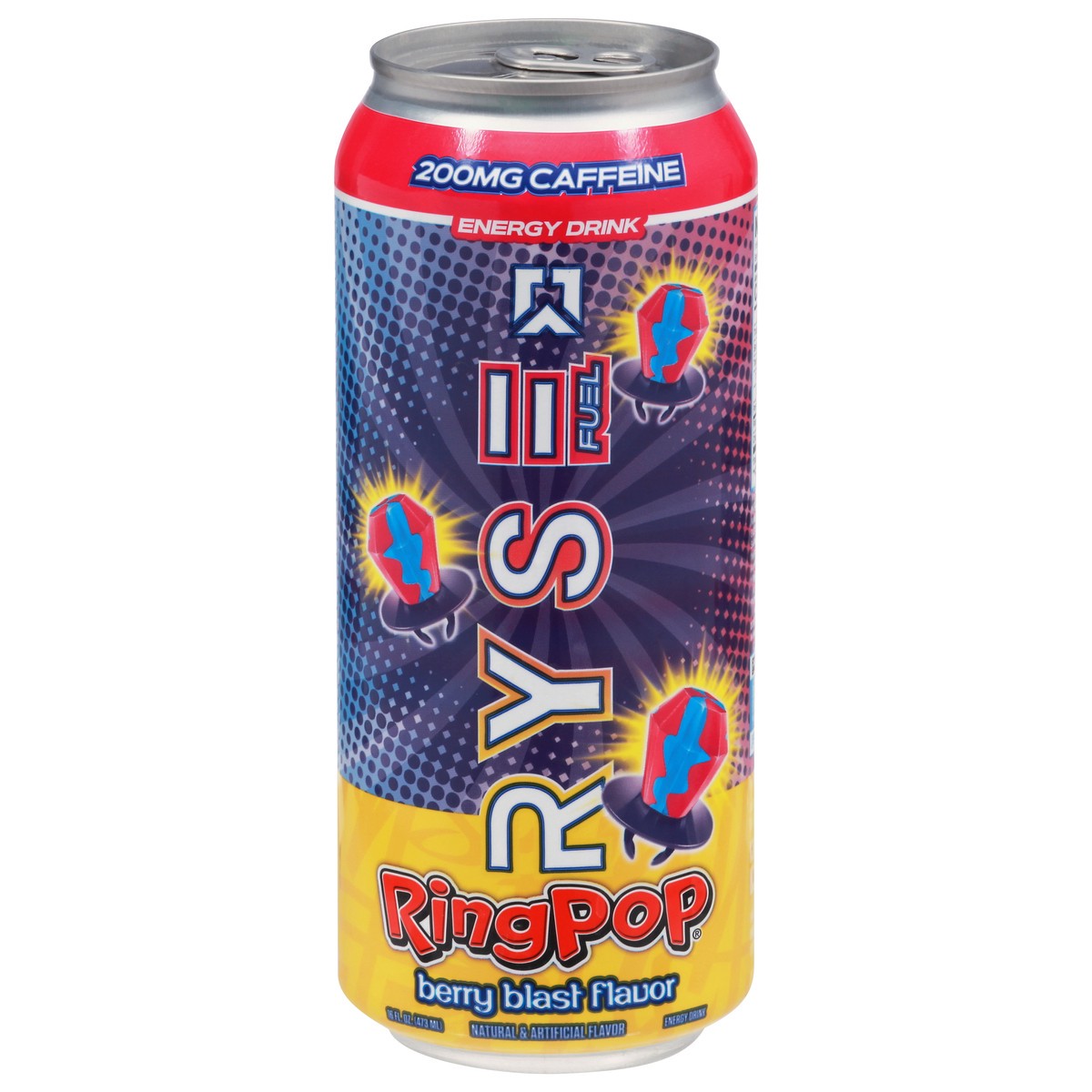 slide 1 of 12, RYSE Fuel Ring Pop Berry Blast Flavor Energy Drink 16 fl oz, 16 fl oz