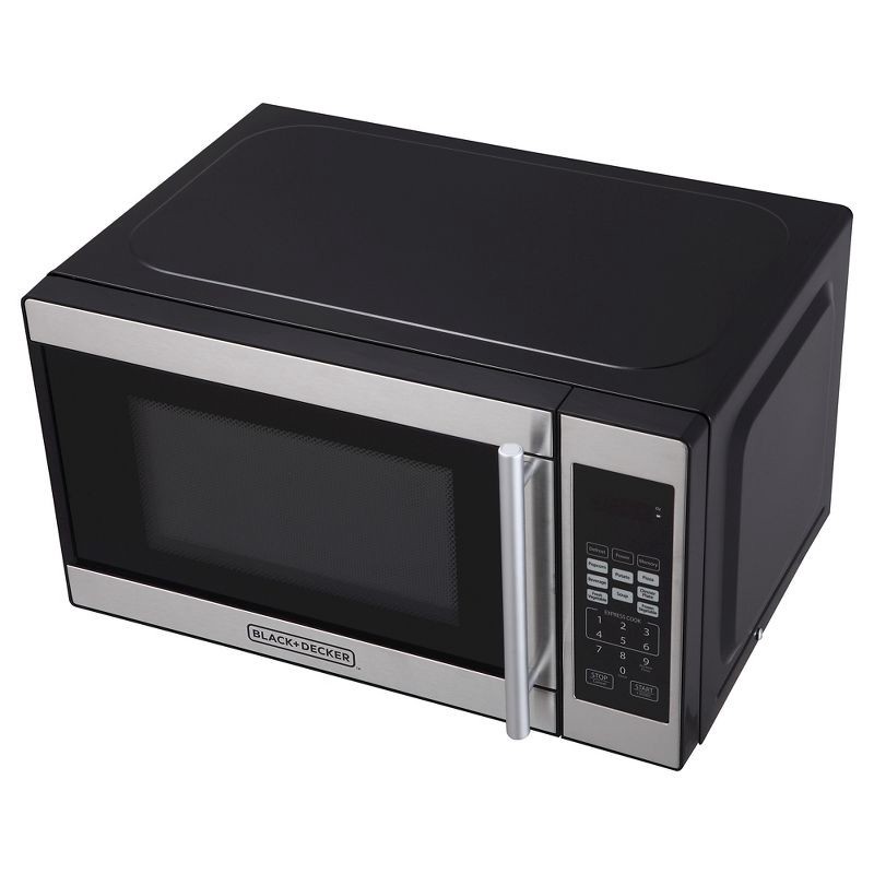 slide 3 of 4, BLACK+DECKER 0.7 cu ft 700W Microwave Oven - Black - EM720CPN-P, 1 ct