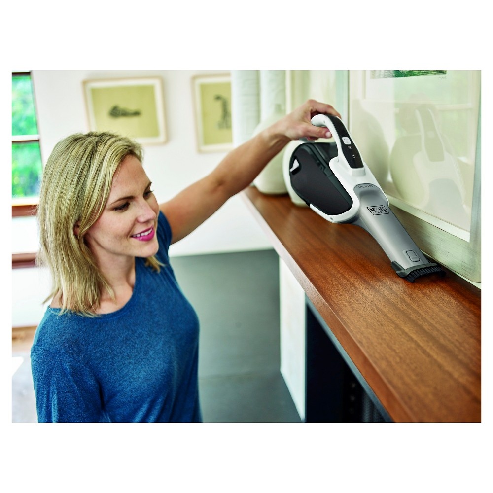 slide 2 of 13, BLACK+DECKER Lithium Handheld Vacuum with PowerBoost - White HHVJ315JD10, 1 ct