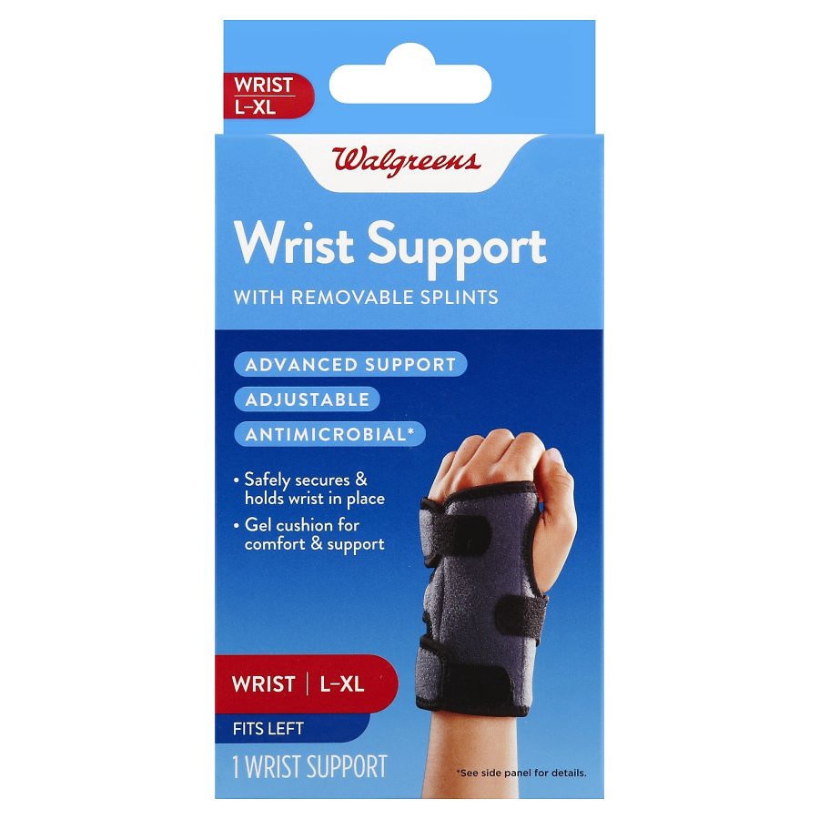 slide 1 of 3, Walgreens Left Wrist Support, 1 ct