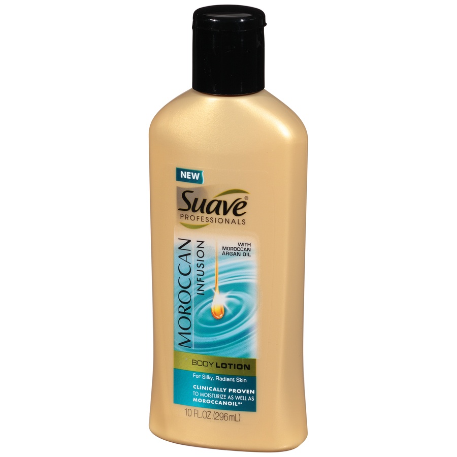 slide 3 of 7, Suave Professionals Moroccan Infusion Body Lotion, 10 OZ, 10 oz