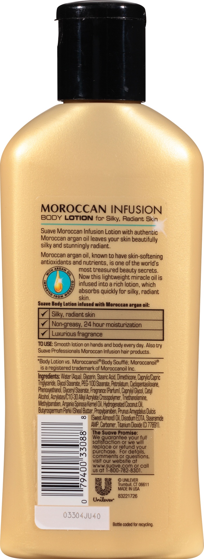 slide 6 of 7, Suave Professionals Moroccan Infusion Body Lotion, 10 OZ, 10 oz