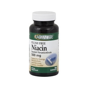 slide 1 of 1, Radiance Flush Free Niacin Capsules 500 mg, 100 ct