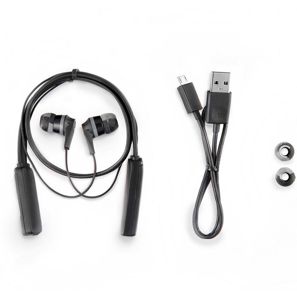 slide 4 of 9, Skullcandy Ink'd Wireless In-Ear - Black Gray, 1 ct