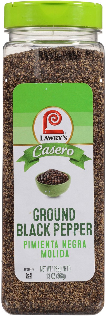 slide 5 of 11, Lawry's Casero Ground Black Pepper, 13 oz, 13 oz