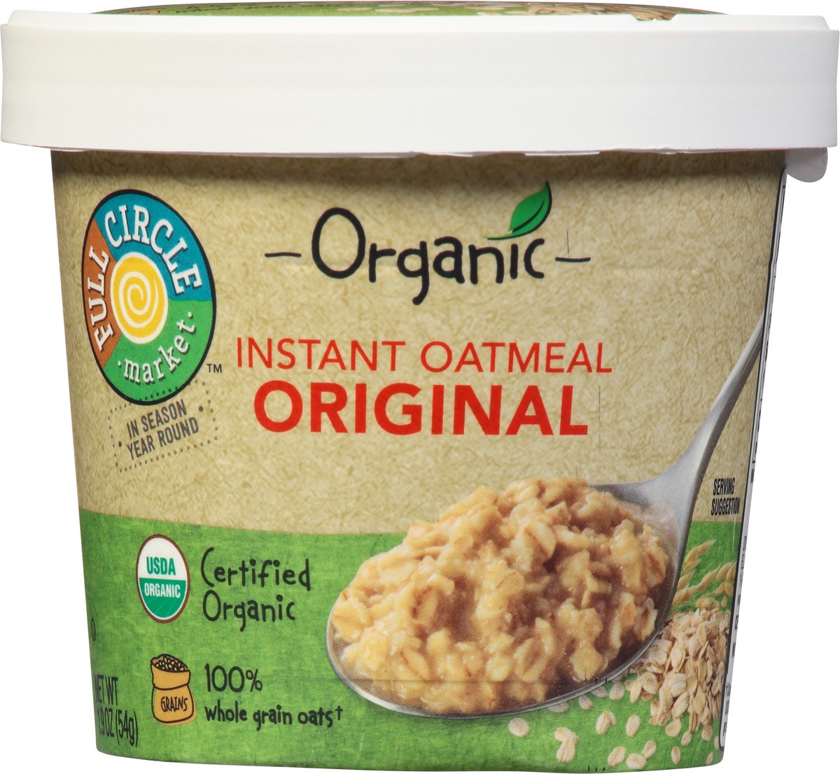 slide 11 of 16, Full Circle Market Organic Instant Original Oatmeal 1.9 oz, 1.9 oz