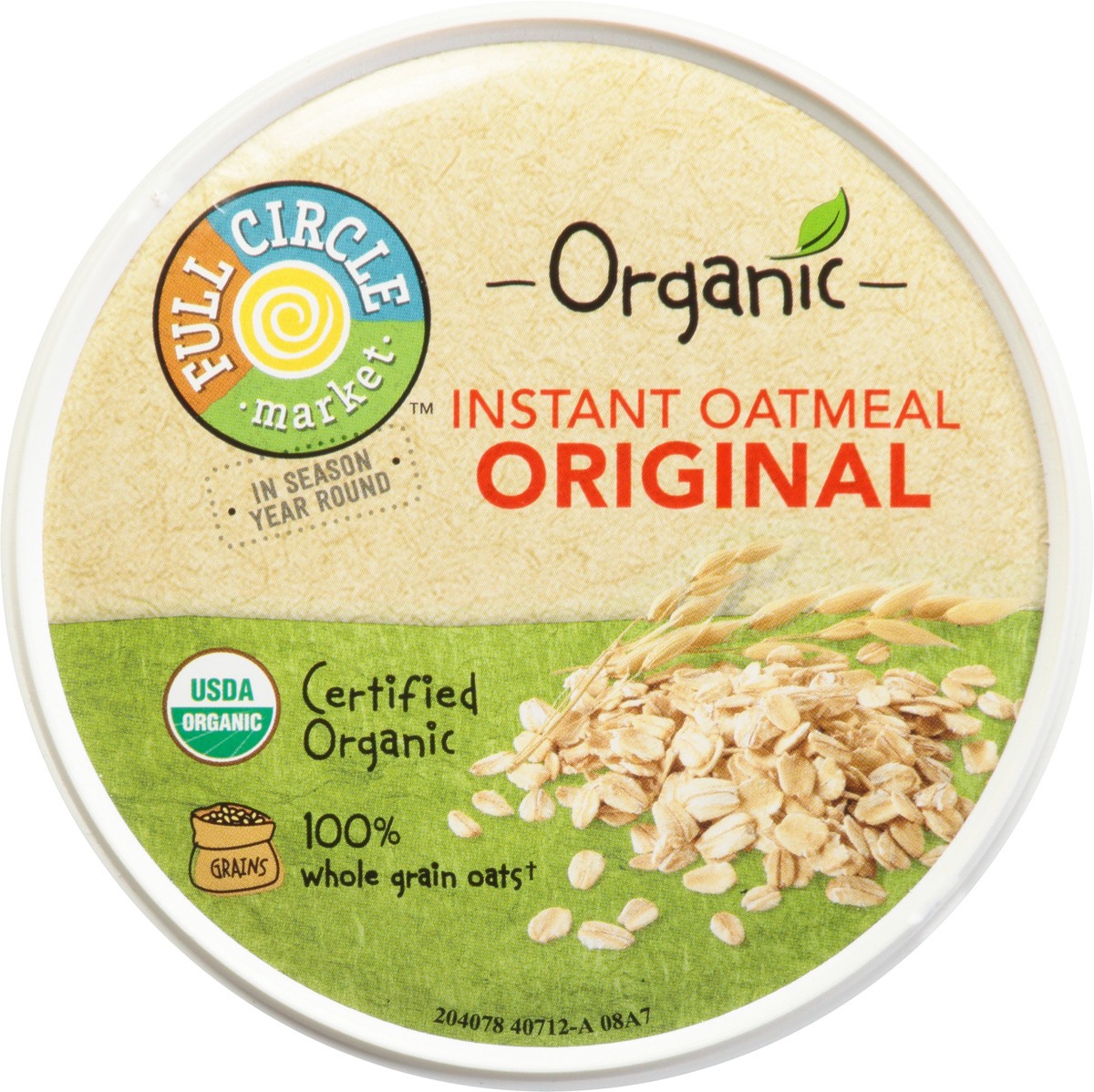 slide 3 of 16, Full Circle Market Organic Instant Original Oatmeal 1.9 oz, 1.9 oz