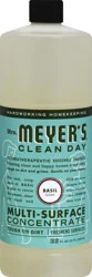Mrs. Meyer''s Clean Day Mrs. Meyer’s Clean Day Multi-Surface Cleaner Concentrate, Basil Scent, 32 Ounce Bottle