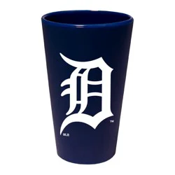 Detroit Tigers Navy Silicone Pint Glass