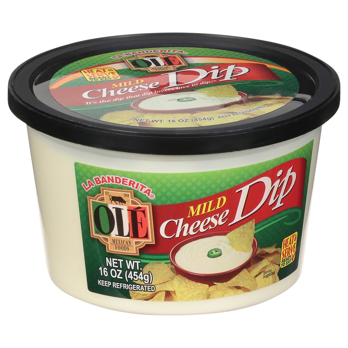 slide 3 of 9, Ole Mild Cheese Dip 16 oz, 16 oz