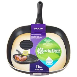 Ecolution Evolve Black Grill Pan 1 Pack