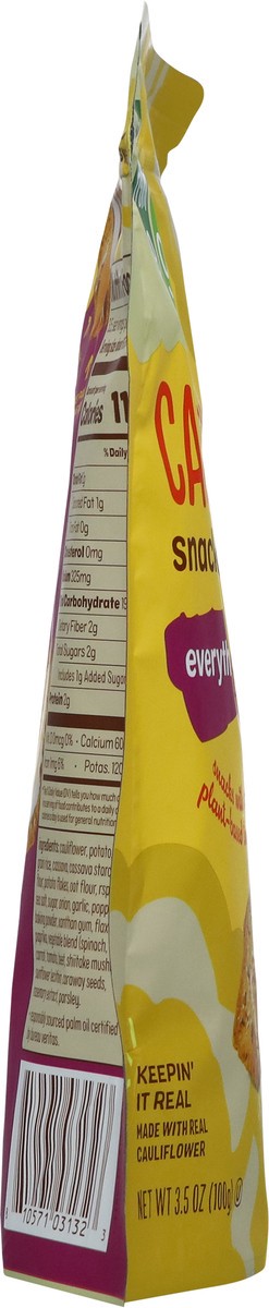 slide 11 of 14, Real Food From the Ground Up Everything Cauliflower Everything Snacking Crackers 3.5 oz, 1 ct