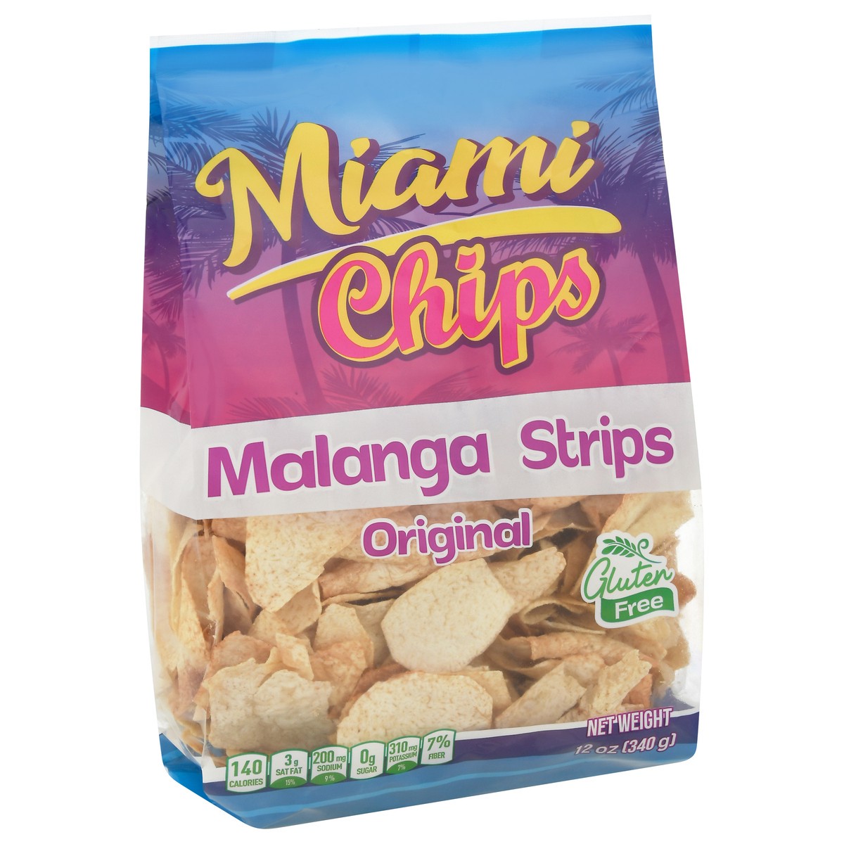 slide 9 of 9, Miami Chips Original Malanga Strips 12 oz, 12 oz