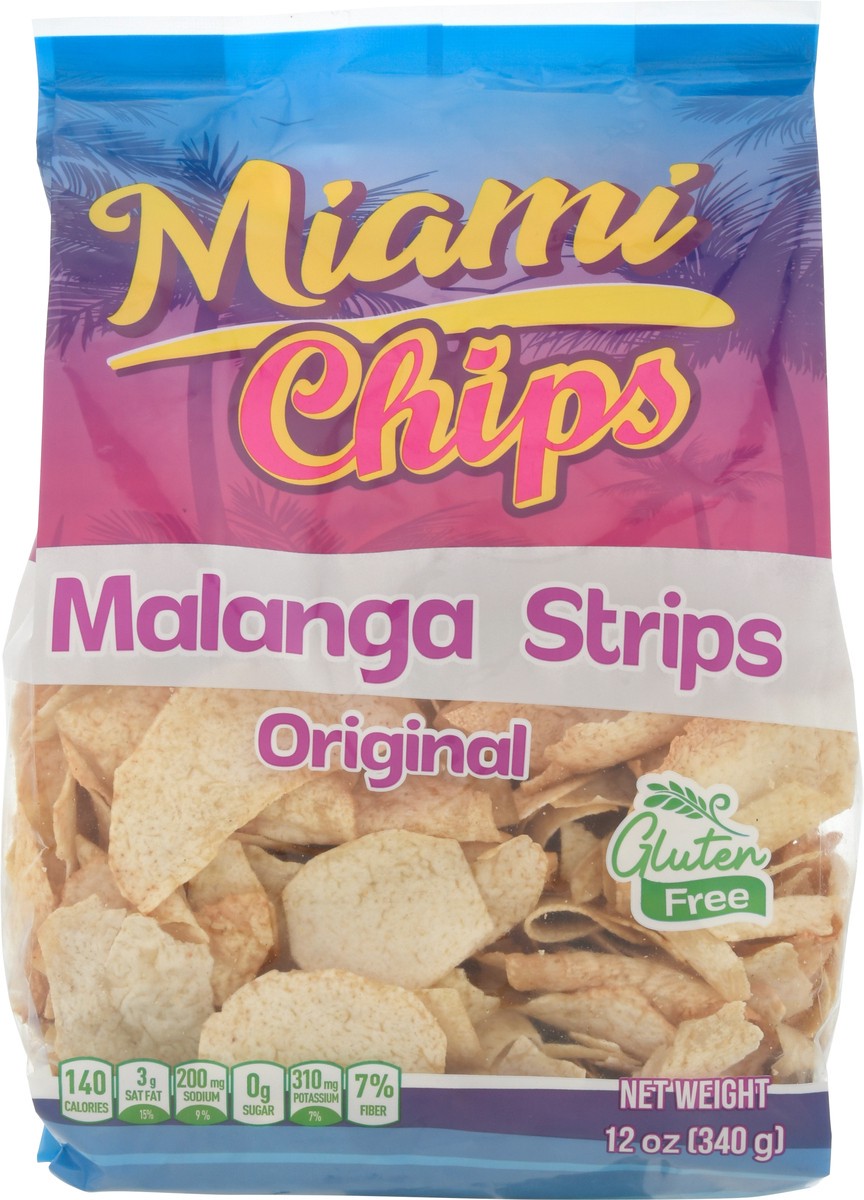 slide 3 of 9, Miami Chips Original Malanga Strips 12 oz, 12 oz