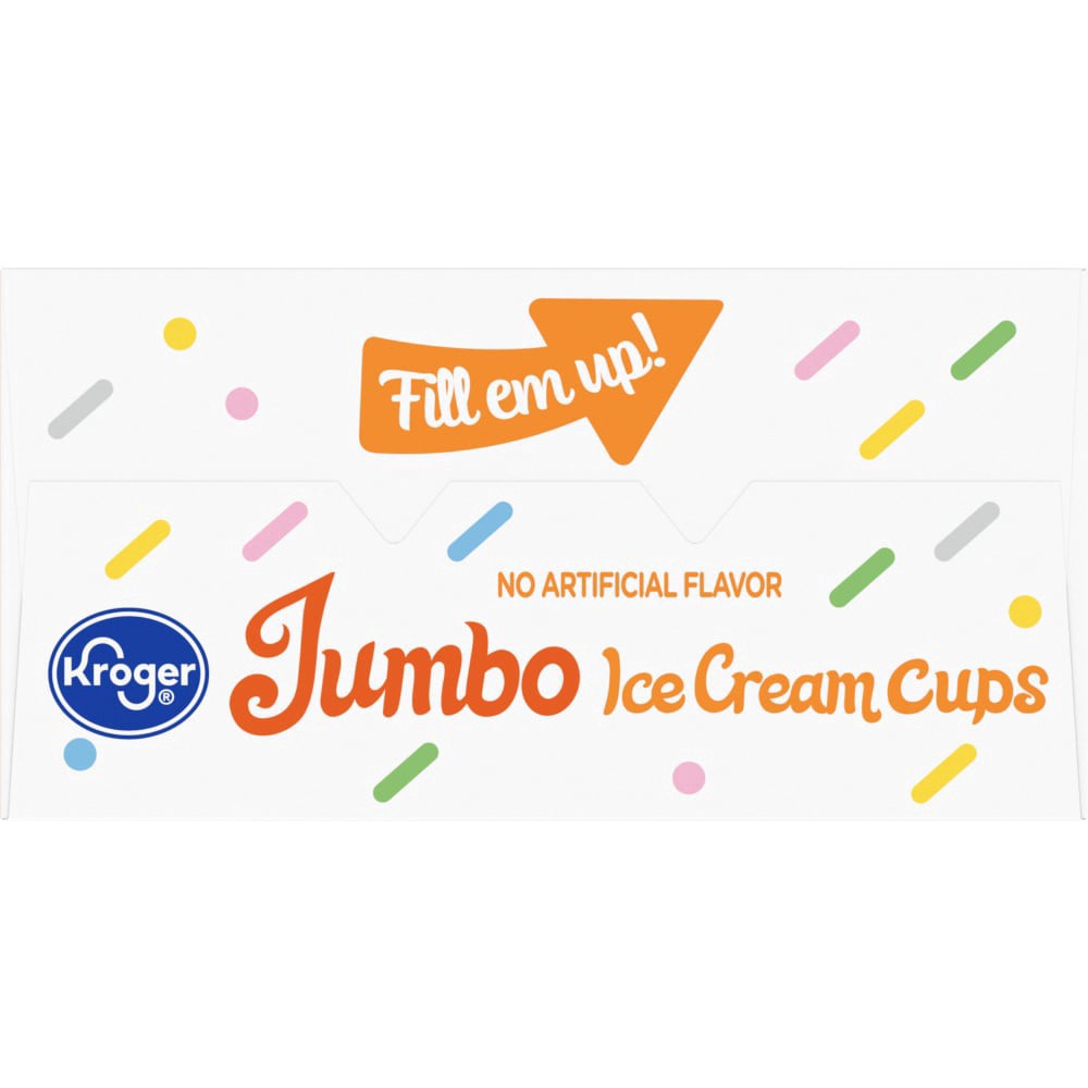 slide 3 of 4, Kroger Jumbo Cake Cups, 12 ct; 2.75 oz