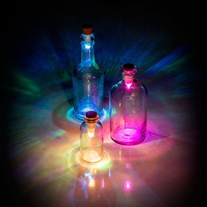 slide 3 of 4, Suck UK Rechargeable Multi-Colored Bottle Light, 1 ct