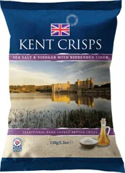 Kent Crisps Sea Salt & Vinegar with Biddenden Cider Crisps