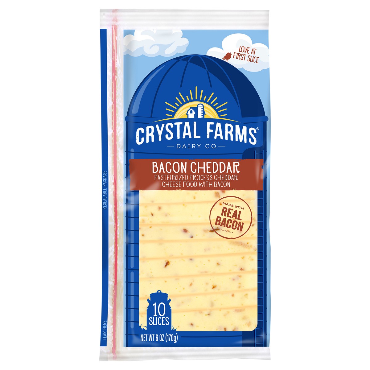 slide 4 of 4, Crystal Farms Cheese, 10 ct