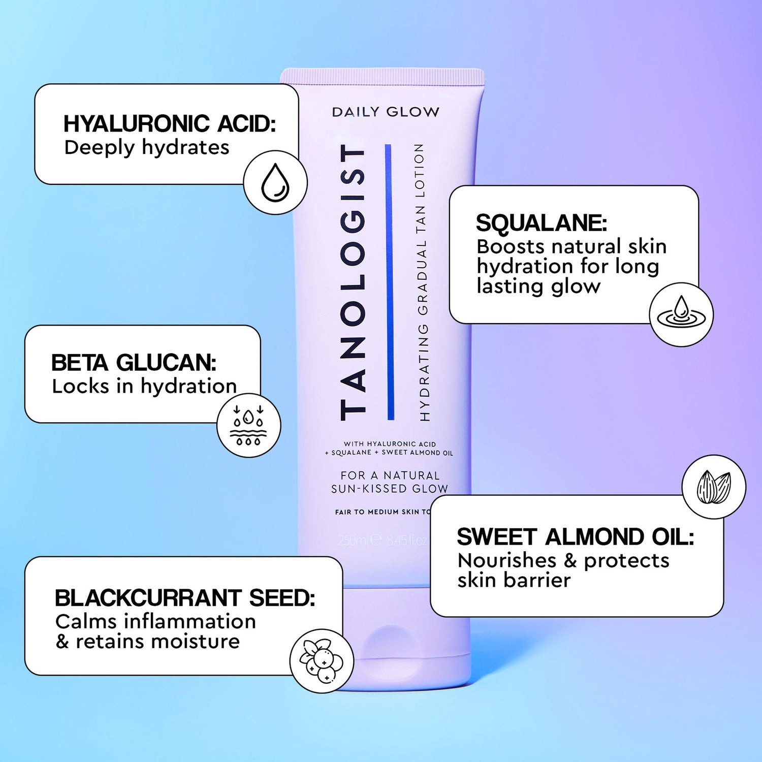 slide 2 of 2, Tanologist Daily Glow Hydrating M/D, 8.45 oz