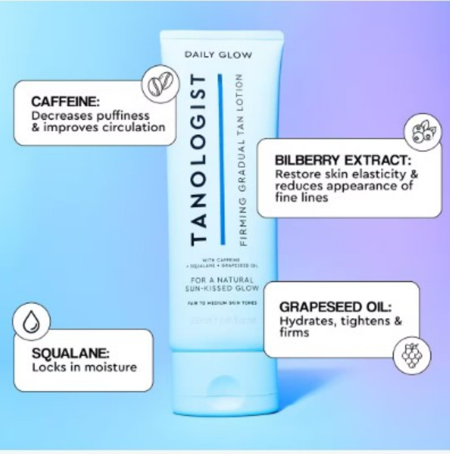 slide 2 of 2, Tanologist Firming Gradual Tan Lotion Medium/Dark, 8.45 FL OZ, 8.45 fl oz