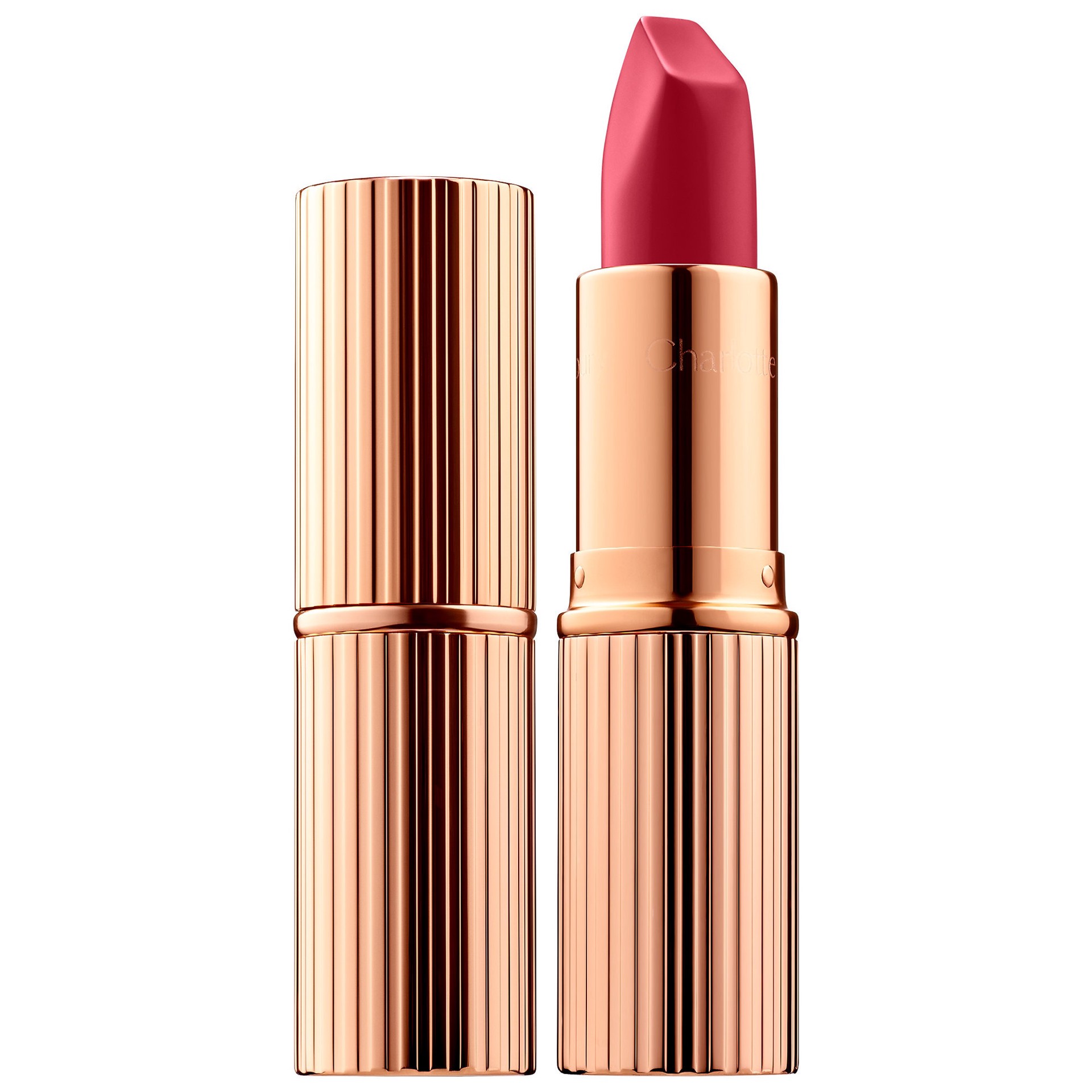 slide 1 of 6, Charlotte Tilbury Matte Revolution Lipstick Gracefully Pink, 0.12 oz