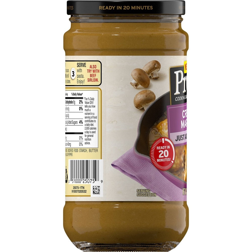 slide 6 of 7, Prego Cooking Sauce Creamy Marsala Jar, 14.5 oz