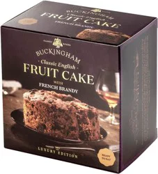 Buckingham Classic English Fruit Cake with French Brandy