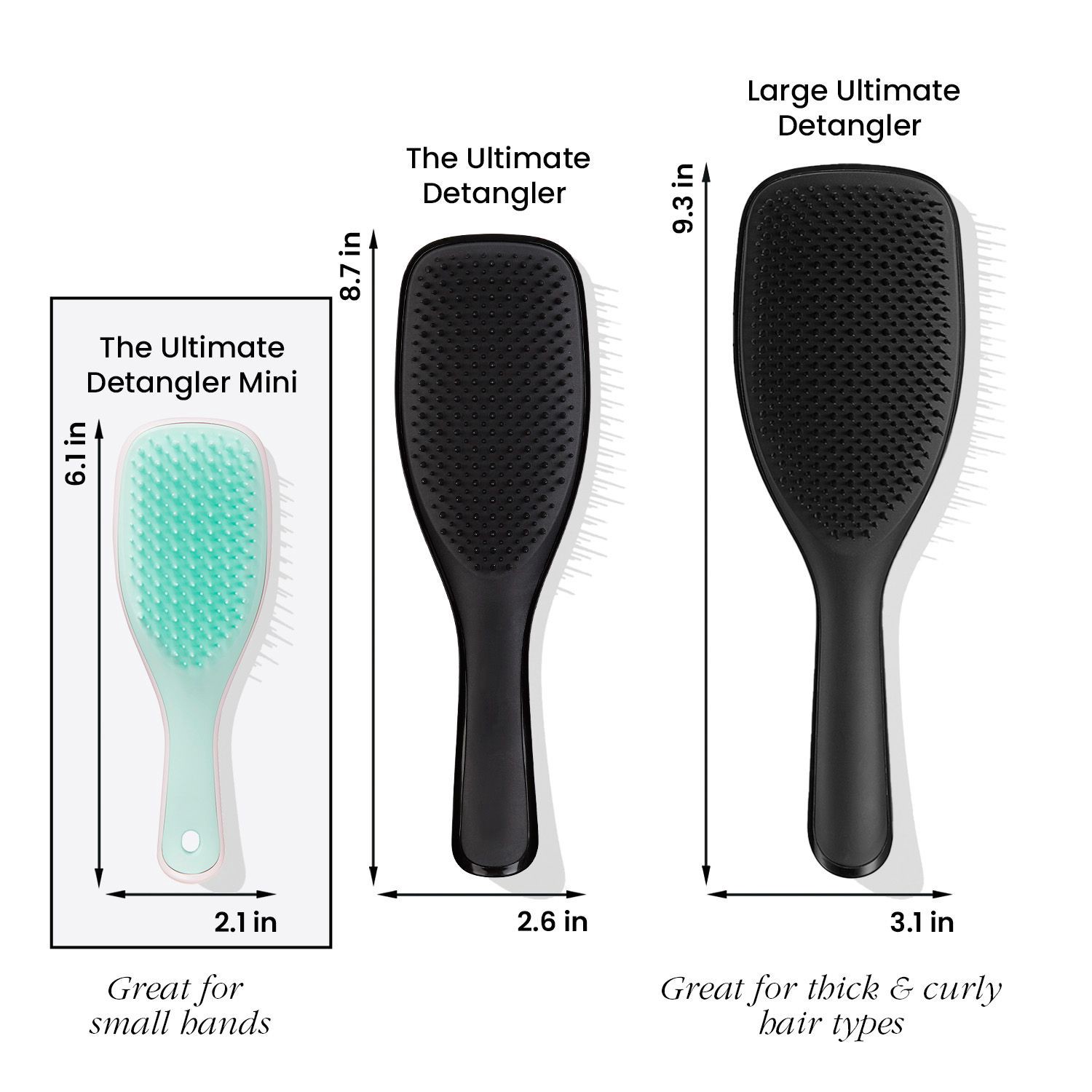 slide 2 of 8, Tangle Teezer Mini Ultimate Detangling Brush, Marshmallow, 1 ct