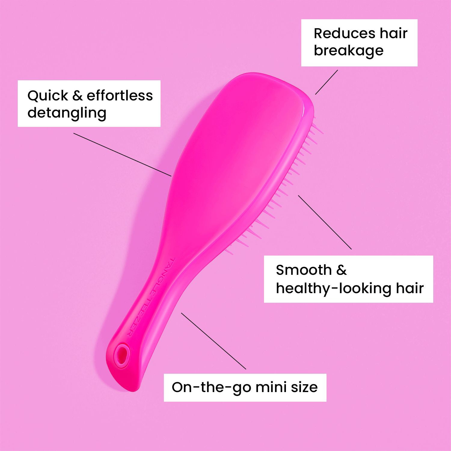 slide 11 of 11, Tangle Teezer Detangling Hair Brush Mini 1 ea, 1 ct