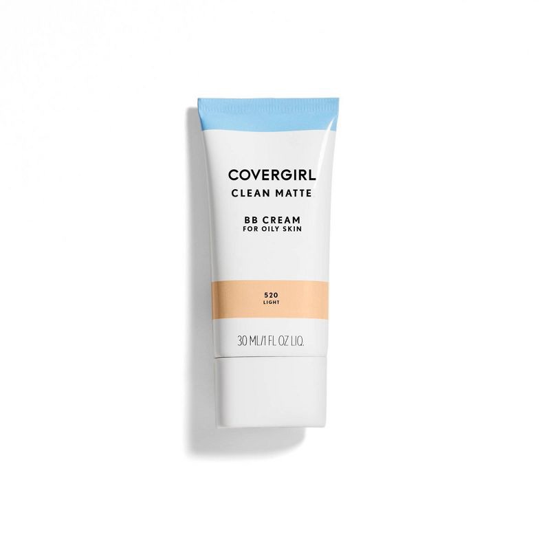 slide 1 of 3, COVERGIRL Clean Matte BB Foundation - Light - 1 fl oz, 1 fl oz