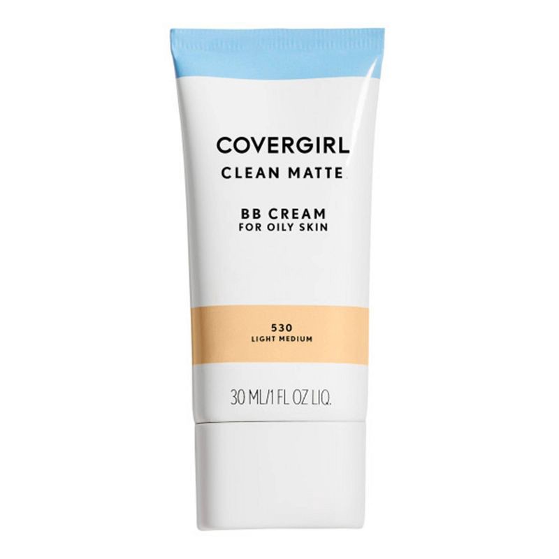 slide 1 of 4, COVERGIRL Clean Matte BB Foundation - Light Medium - 1 fl oz, 1 fl oz