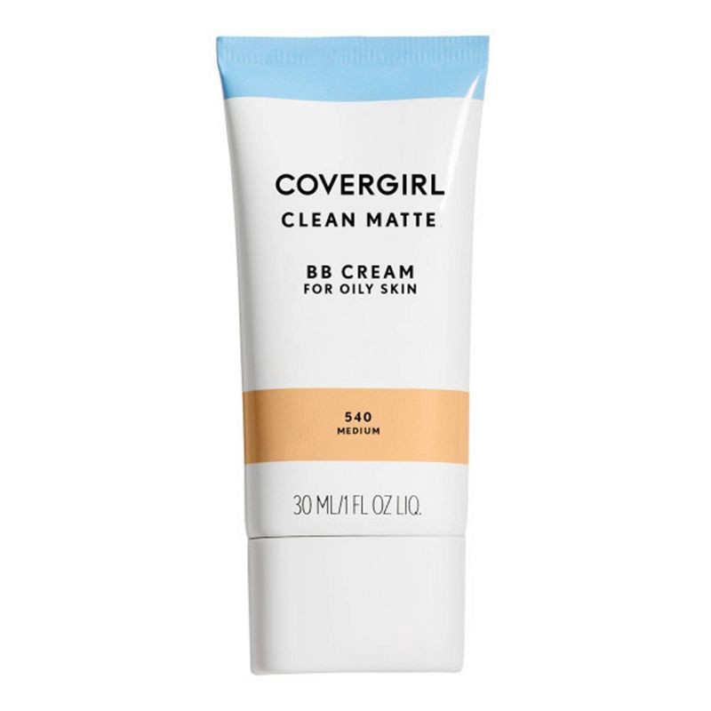 slide 1 of 4, COVERGIRL Clean Matte BB Foundation - Medium - 1 fl oz, 1 fl oz