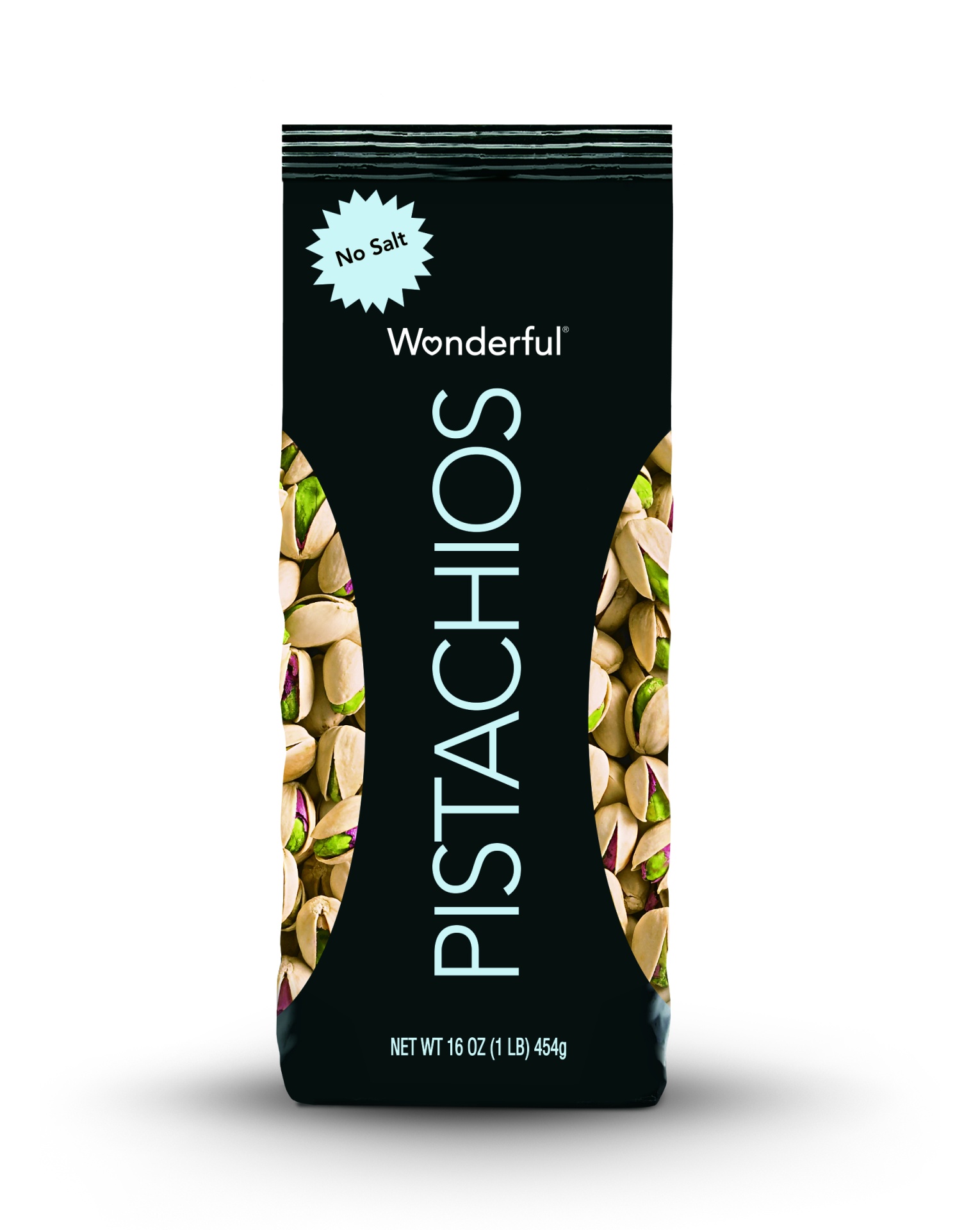 slide 1 of 1, Wonderful Pistachios, Roasted with No Salt, 16 oz