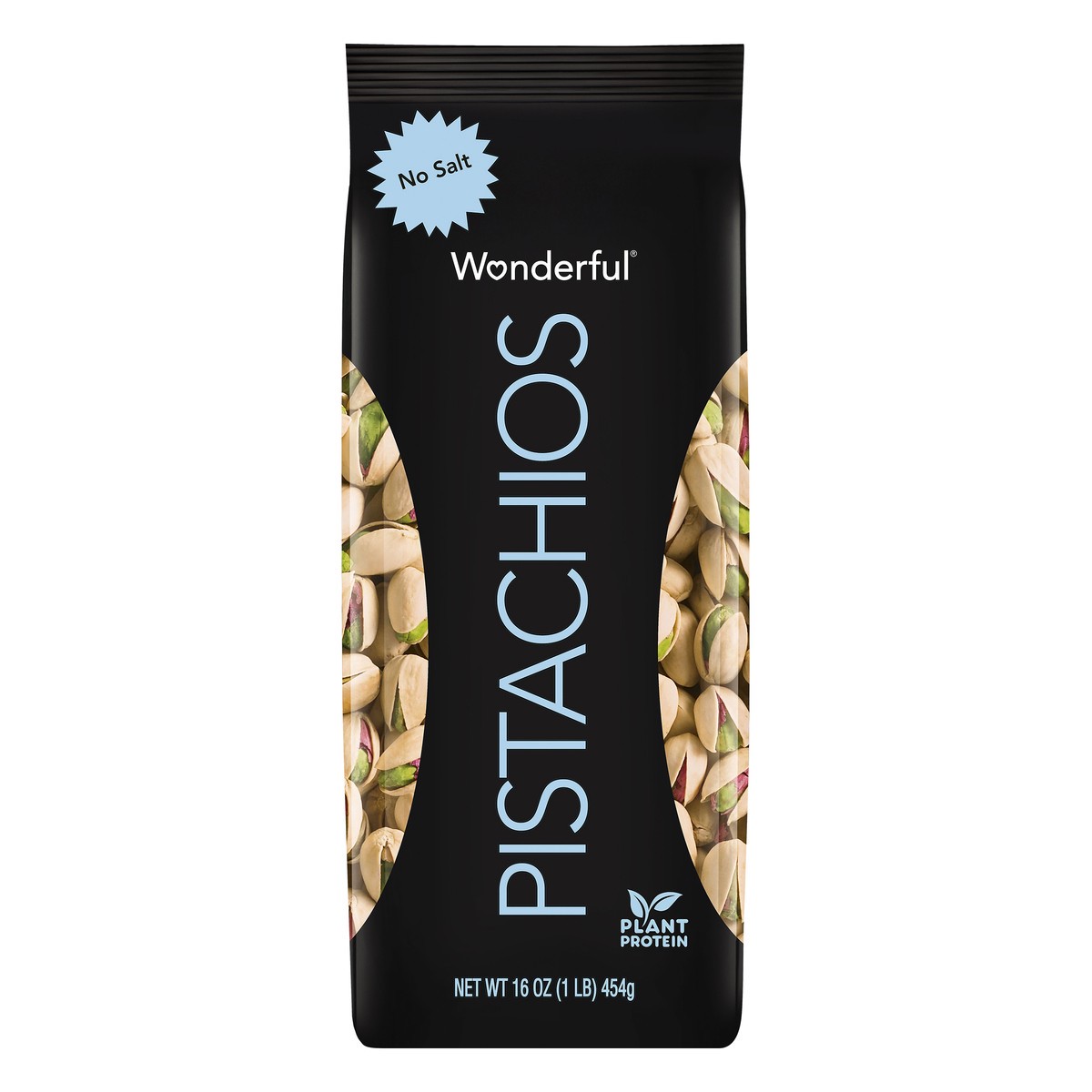 slide 5 of 6, Wonderful Pistachios, In Shell Roasted with No Salt Nuts, 16 Ounce Bag, 16 oz