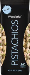 Wonderful Pistachios, In Shell Roasted with No Salt Nuts, 16 Ounce Bag