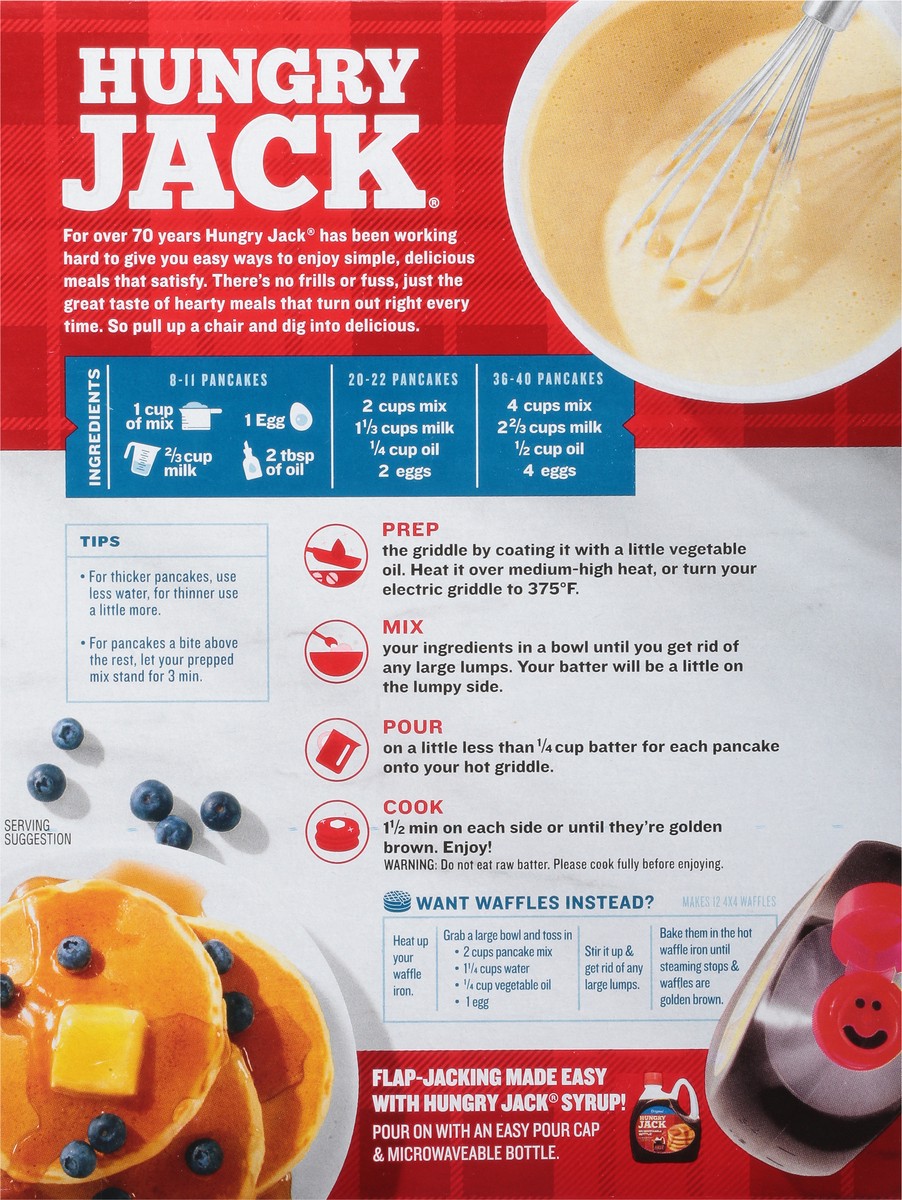 slide 5 of 9, Hungry Jack Original Pancake Pouch, 32 oz