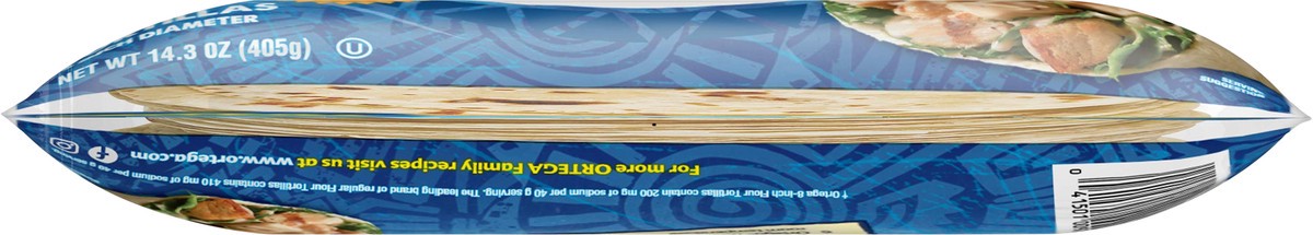 slide 2 of 7, Ortega Flour Tortillas 10 ea, 10 ct