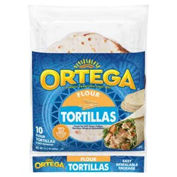 Ortega Flour Tortillas 10 ea