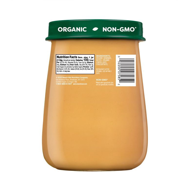 slide 2 of 7, Beech-Nut Non-GMO Organics Bananas Baby Food Jar - 4oz, 4 oz
