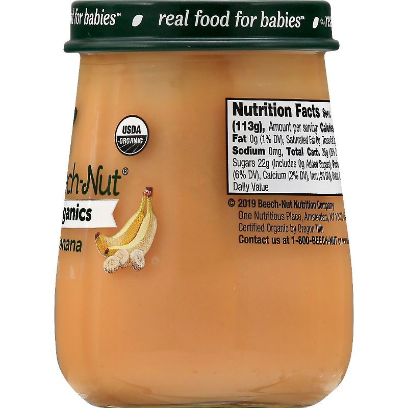 slide 7 of 13, Beech-Nut Organics Bananas Baby Food Jar - 4oz, 4 oz