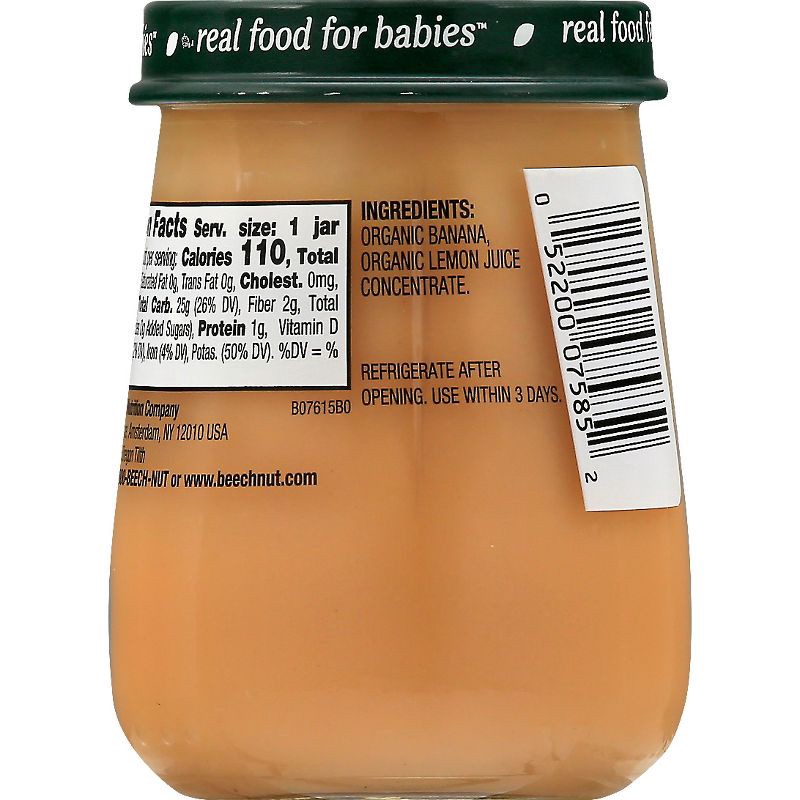 slide 8 of 14, Beech-Nut Organics Bananas Baby Food Jar - 4oz, 4 oz