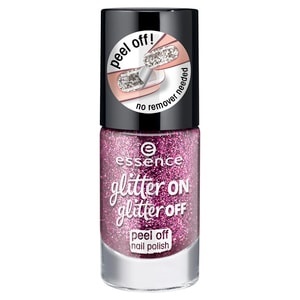 slide 1 of 1, Essence Glitter On Glitter Off Peel Off Nail Polish, 03 Party Queen, 0.282 oz