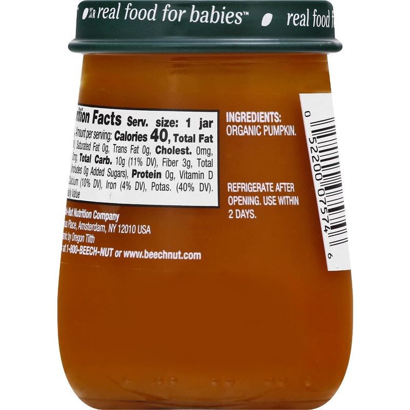 slide 5 of 11, Beech-Nut Organics Pumpkin Baby Food Jar - 4oz, 4 oz